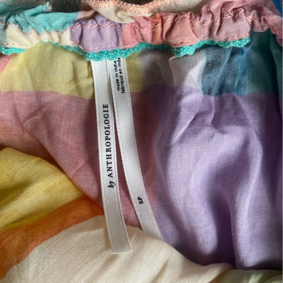 Anthropologie Dress Women’s Small Malika Gauze Maxi Dress Assorted Color Petite - Picture 7 of 11